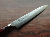 Нож универсальный 150, Sakai Takayuki, сталь Damascus VG-10, рукоять pakka wood, коричневый