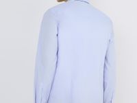 Рубашка из плотной ткани, Голубой