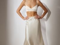 Атласная юбка миди