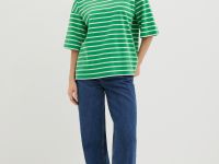 Футболка в полоску свободного силуэта