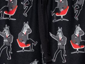 Комплект для мальчиков: фуфайка (футболка) трикотажная, брюки текстильные