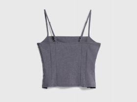 Приталенный жилет для девочек, Серый