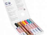 Набор маркеров декоративных, лаковых Edding 8 шт, 2-4 мм Ассорти