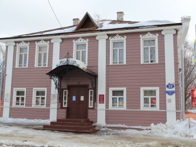 Дом, в котором в 1842 г. родился и жил до 1850 г. Верещагин Василий Васильевич