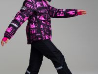 Куртка текстильная с полиуретановым покрытием для девочек