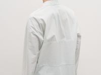 Рубашка из хлопка с отложным воротником