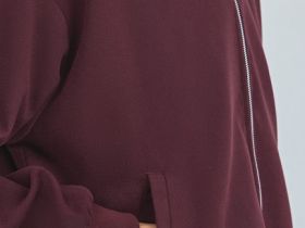 Бомбер на молнии, Фиолетовый