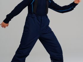 Брюки текстильные с полиуретановым покрытием для мальчиков