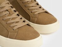 Кеды из искусственной замши, Бежевый