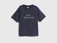 Футболка со стразами для девочек, Серый