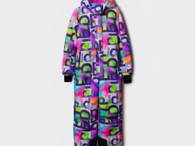 Комбинезон текстильный с полиуретановым покрытием для девочек