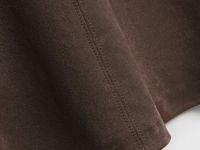 Юбка миди из искусственной замши, Коричневый