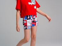 Шорты трикотажные для девочек, 2 шт в комплекте