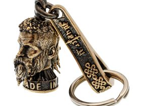 Брелок Варяг, бронза