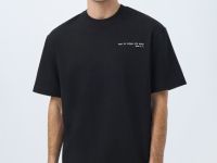 Футболка с текстовым принтом, Черный