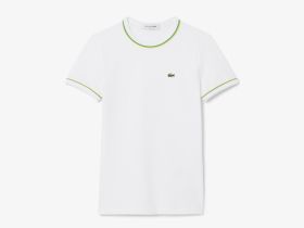 Женская хлопковая футболка Lacoste