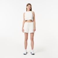 Женские короткие спортивные шорты Lacoste