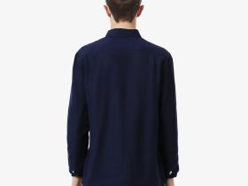 Мужская льняная рубашка Lacoste стандартного кроя