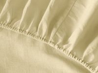 Простыня на резинке Ecru сатин 40968