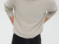 Джемпер из хлопка прямого кроя