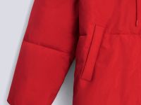 Утепленная куртка свободного силуэта