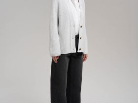 Свободный кардиган из хлопка