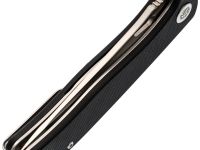 Складной нож Dr.Tech W3898GB, сталь D2, рукоять G10, черный