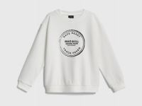 Свитшот с принтом для мальчиков, Бежевый