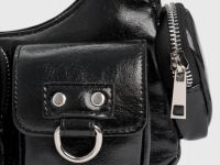 Сумка из искусственной кожи для девочек, Черный