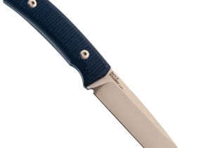 Нож Hot Knife Barn S, сталь 9Cr18MoV, рукоять микарта, синий