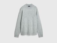 Джемпер с содержанием шерсти, Серый