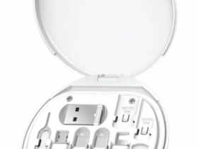 Универсальный кабель WIWU S02 с комплектом переходников 6 в 1 PD 60W (белый)