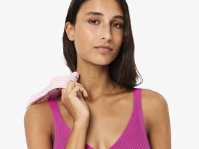 Длинное бесшовное платье Lacoste