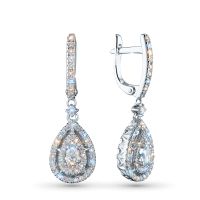 Серьги из белого золота э4012сг11180500