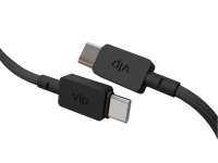Кабель VLP Nylon Cable USB-C / USB-C 2 м Чёрный