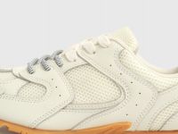 Кроссовки из натуральной кожи, Белый