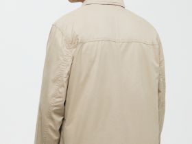 Ветровка из хлопка с отложным воротником