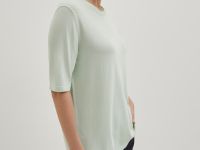 Джемпер свободного силуэта с коротким рукавом