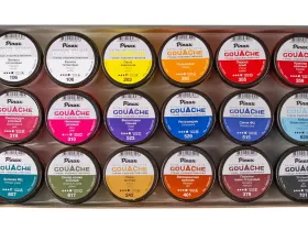 Набор гуаши Pinax 18 цв. в банках 20 мл