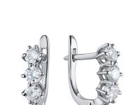 Серьги из белого золота э4712сг07070100