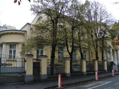 Городская усадьба В.Н.Грибова, начало XX в., гражданский инженер Б.М.Великовский, инженер А.Н.Милюков при участии архитектора Л.А.Веснина