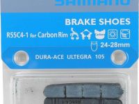 Тормозные вкладыши Shimano R55C4 для карбоновых ободов (черный комплект 2 пары)