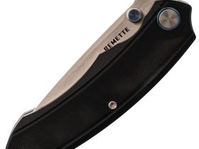 Складной нож Remette Wild Species, сталь 14C28N, рукоять G10, черный