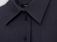 Блузка А-силуэта изо льна и вискозы