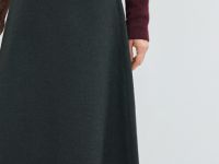 Асимметричная юбка, Серый