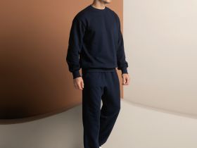 Брюки Massimo men, синие прямые