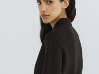 Кардиган с декоративными пуговицами, Коричневый