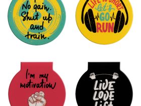 Закладки магнитные для книг MESHU "Motivation" 4 шт