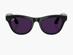 Умные очки Ray-Ban Meta Skyler RW4010 S52 (Shiny Black/Transitions Amethyst) (M)
