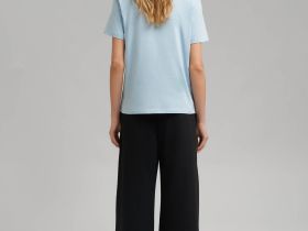 Футболка прямого кроя из джерси